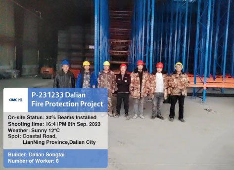Vijing Racking Advances Industrial Storage Solutions with P-231233 Dalian Fire Protection Project
