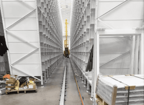 Vijing Racking installs a Pallet Racking System with Stacker Crane for Sinopharm